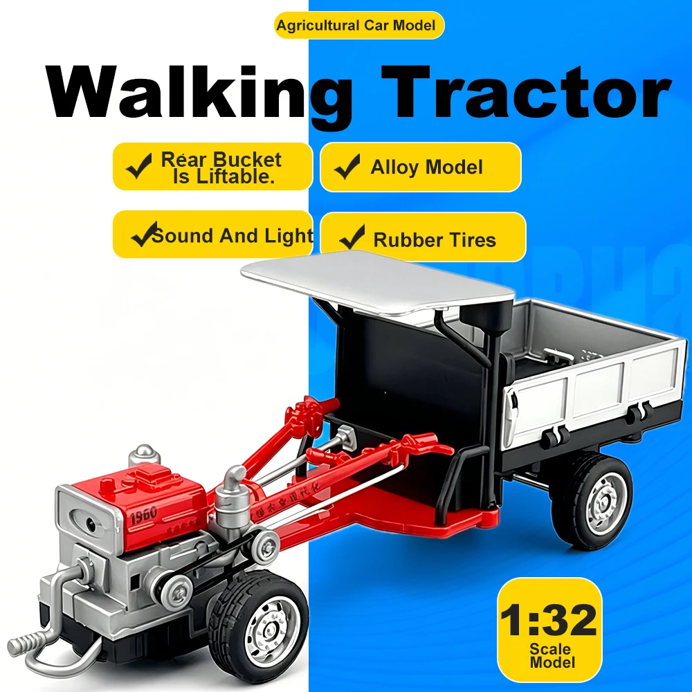 1:32 Scale Miniature Model Toy Agricultural Tractor Alloy Diecast Sound Light Adjustable Rear Bucket for Kids Edutainment Models
1:32 Scale Miniature Model Toy Agricultural Tractor Alloy Diecast Sound Light Adjustable Rear Bucket for Kids Edutainment Models