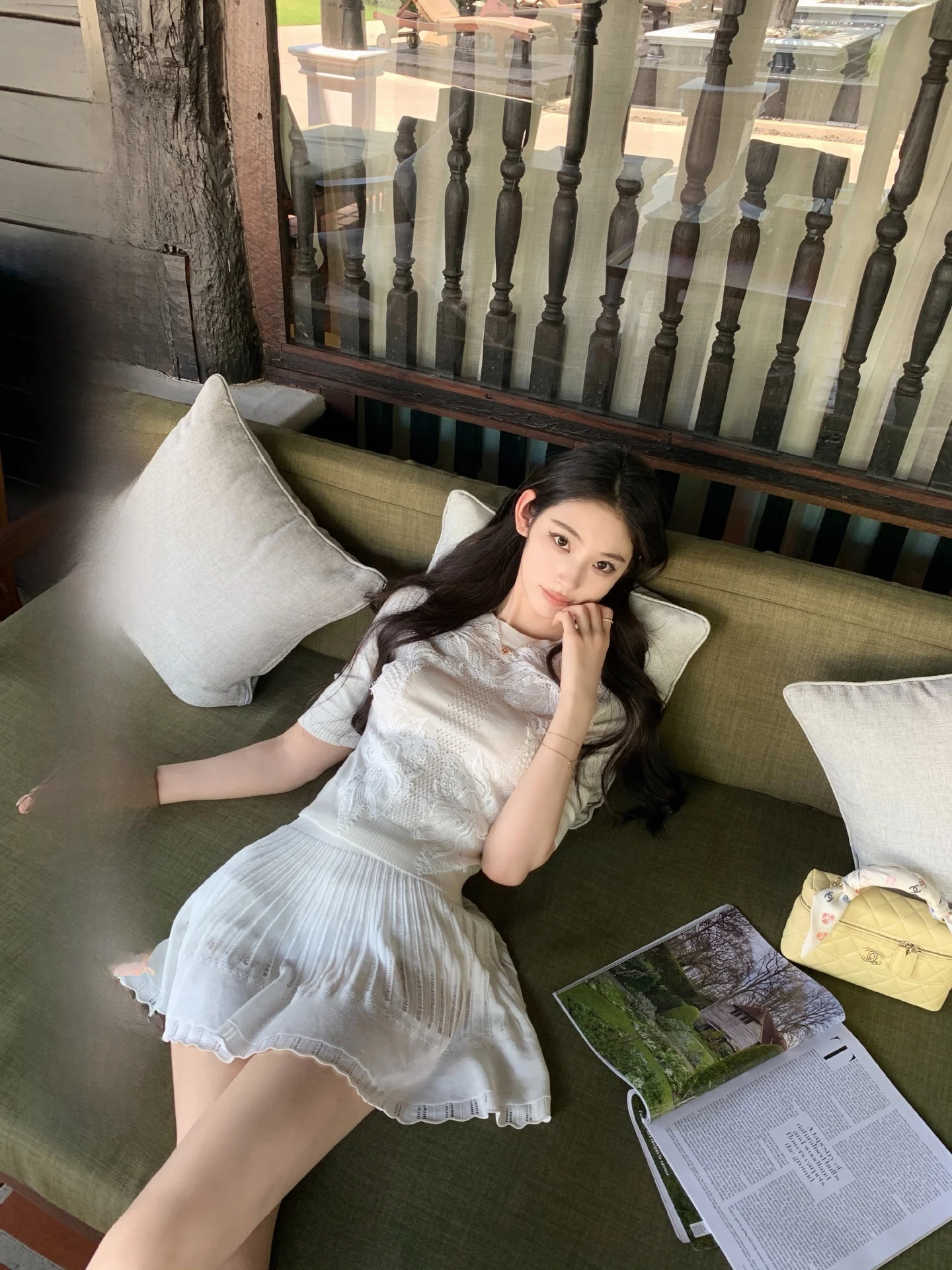 OKMASHOP Lace Short Sleeve Knitted Shirt Women's Slim Fit Spring Summer Breathable Comfortable round Neck Top Korean Style
OKMASHOP Lace Short Sleeve Knitted Shirt Women's Slim Fit Spring Summer Breathable Comfortable round Neck Top Korean Style