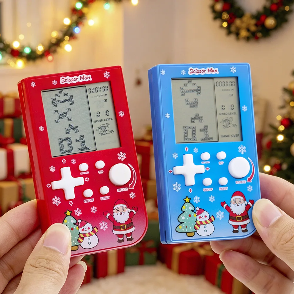 Xmas Santa Claus Mini Pocket Game Machine 26 Retro Classic Games Portable Tetris Handheld Game Christmas Holiday Gift for Family
Xmas Santa Claus Mini Pocket Game Machine 26 Retro Classic Games Portable Tetris Handheld Game Christmas Holiday Gift for Family
