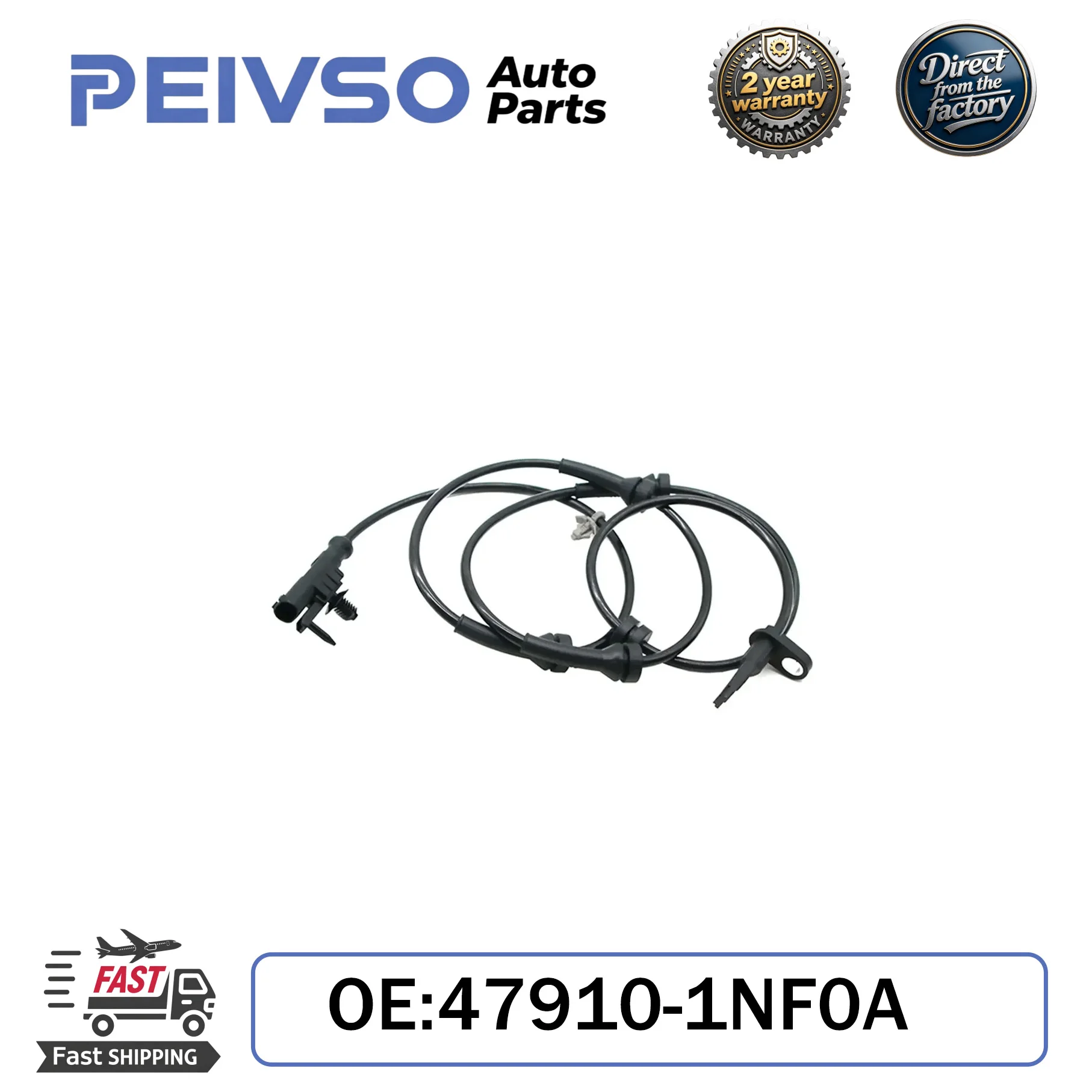 PEIVSO NEW 47910-1NF0A 479101NF0A High Quality Front Left Right ABS Wheel Speed Sensor For Infiniti G25 G35 G37
PEIVSO NEW 47910-1NF0A 479101NF0A High Quality Front Left Right ABS Wheel Speed Sensor For Infiniti G25 G35 G37