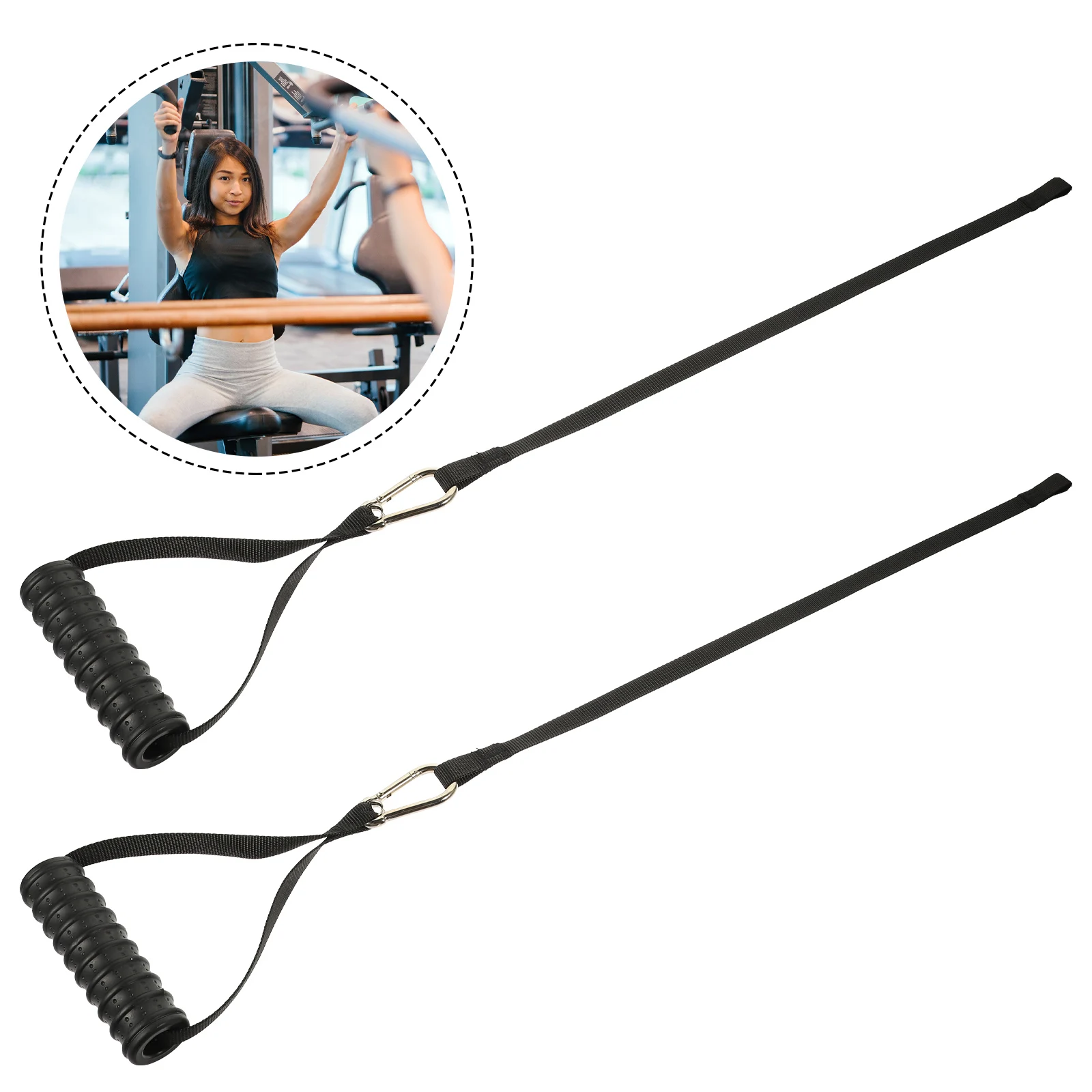 1 Pair Of Heavy Duty Fitness Resistance Strap Handle Bar For Cable Machines Gym Workout Stretch Band Grip Durable Nylon Exercise
1 Pair Of Heavy Duty Fitness Resistance Strap Handle Bar For Cable Machines Gym Workout Stretch Band Grip Durable Nylon Exercise