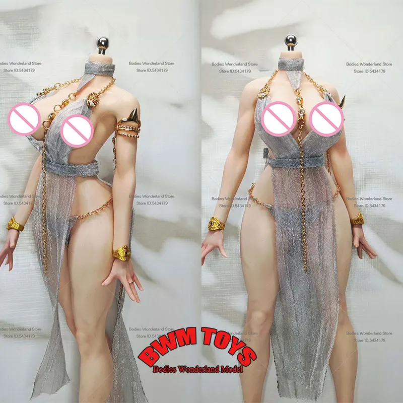 Handmade 1/6 Scale Female Soldier High Neck Chain Deep V-neck Backless High Slit Skirt For 12inch Action Figure Doll
Handmade 1/6 Scale Female Soldier High Neck Chain Deep V-neck Backless High Slit Skirt For 12inch Action Figure Doll
