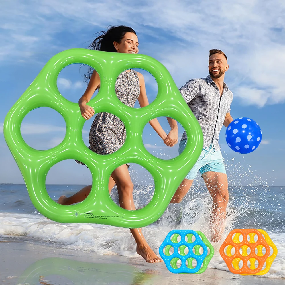 1set Inflatable Pool Ring Toss Game, Floating Throwing Toy for Party, Summer Beach Pool Game Supplies
1set Inflatable Pool Ring Toss Game, Floating Throwing Toy for Party, Summer Beach Pool Game Supplies