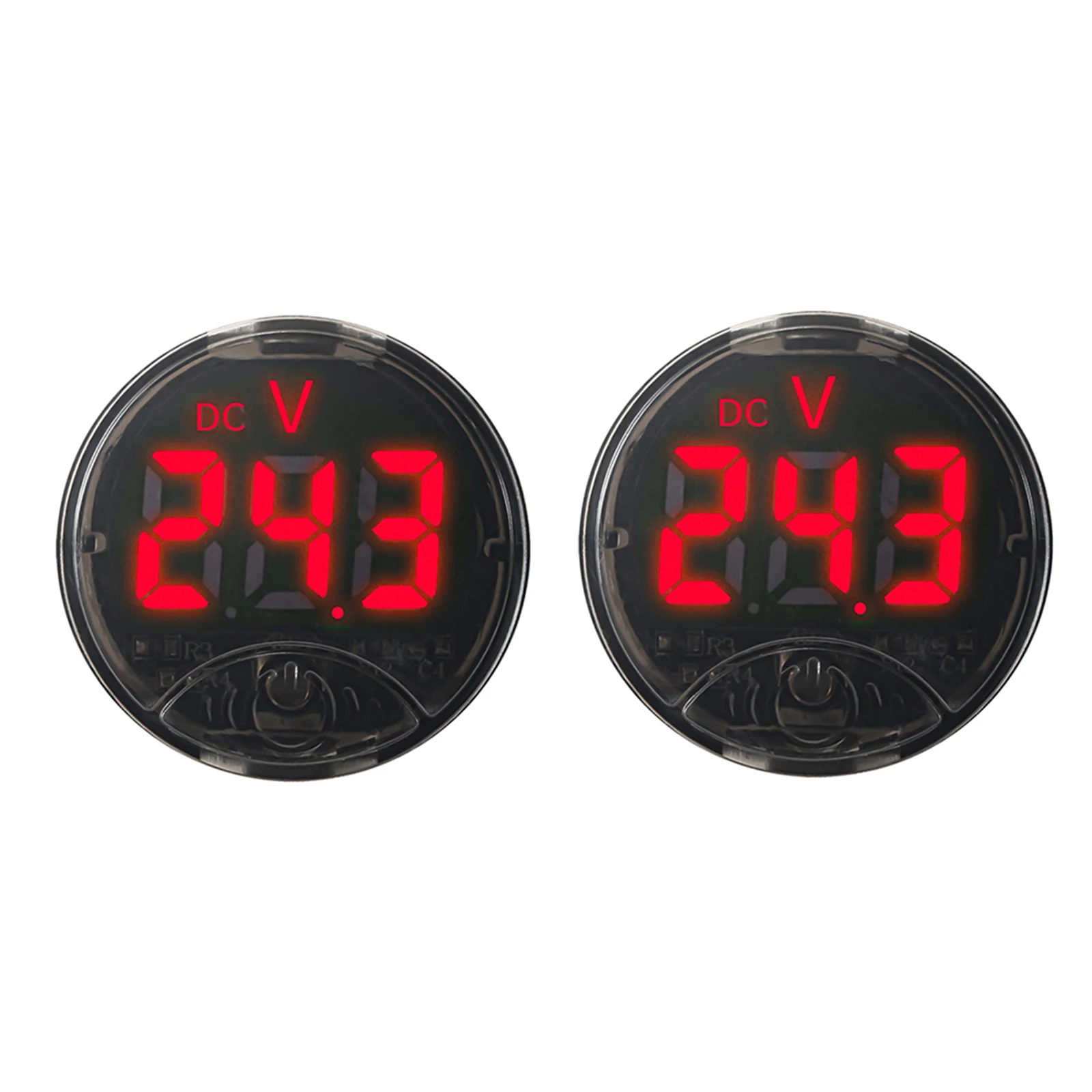 2PC Battery Voltmeter Display DC7-120V Round Digital Voltmeter With Touch Switch 2PC Battery Voltmeter Display DC7-120V Round Di
2PC Battery Voltmeter Display DC7-120V Round Digital Voltmeter With Touch Switch 2PC Battery Voltmeter Display DC7-120V Round Di
