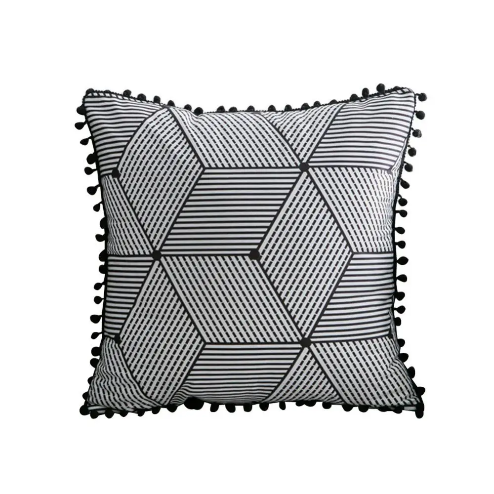 Cover Soft Pillow Cover Cushion Decorative Simple Geometric Fringe Rectangle Tassel Pillow Cover
Cover Soft Pillow Cover Cushion Decorative Simple Geometric Fringe Rectangle Tassel Pillow Cover