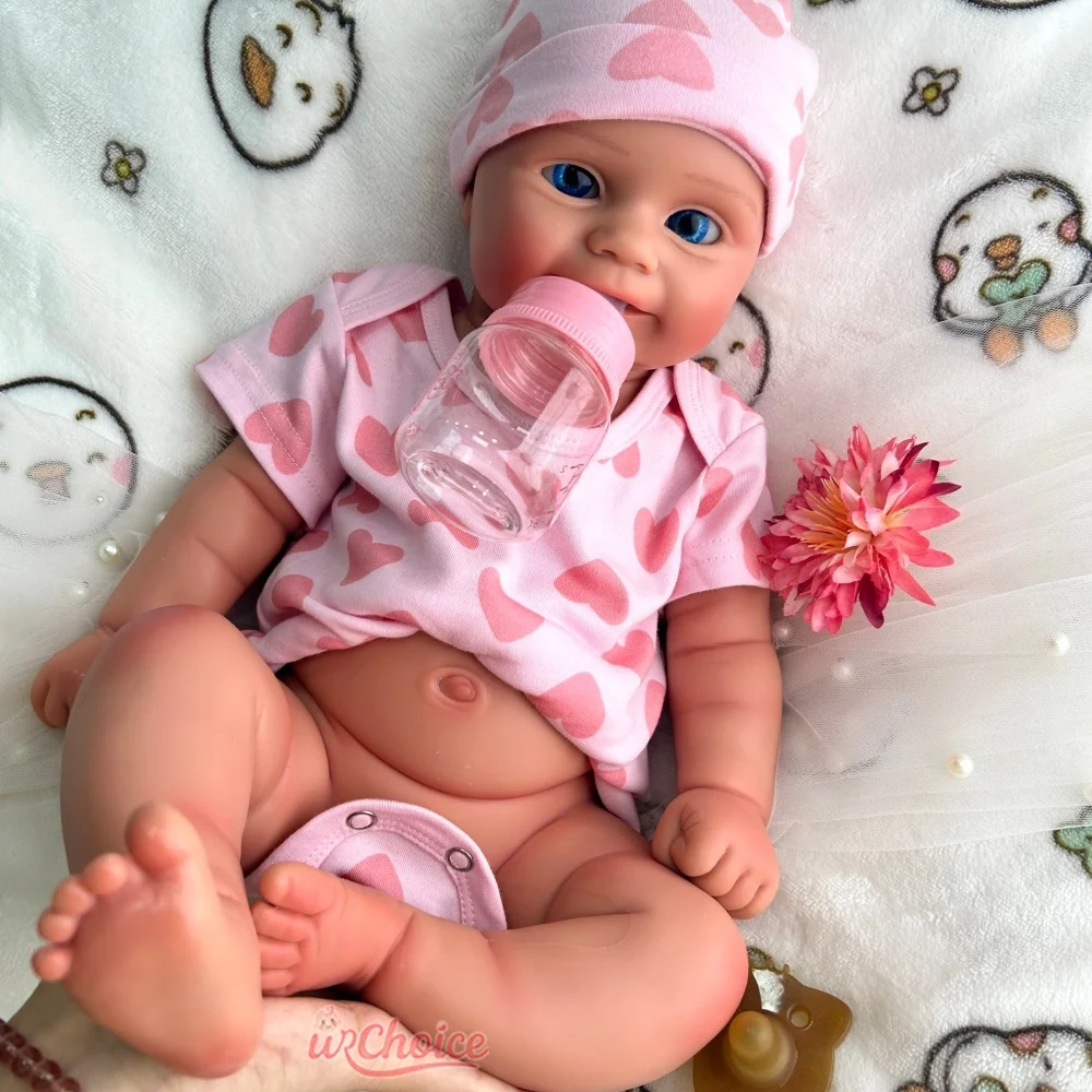 20Inch Open Mouth Maddie Realistic Weighted Silicone Reborn Baby Girl Handmade Chubby Doll for Newborn Photographers
20Inch Open Mouth Maddie Realistic Weighted Silicone Reborn Baby Girl Handmade Chubby Doll for Newborn Photographers
