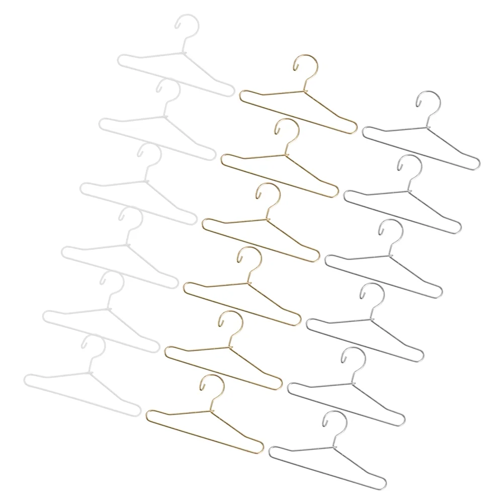 30pcs Mini Dolls Clothes Hangers Dollhouse Furniture Metal Hangers For Toddler Coat Dress Accessories Display Compact
30pcs Mini Dolls Clothes Hangers Dollhouse Furniture Metal Hangers For Toddler Coat Dress Accessories Display Compact