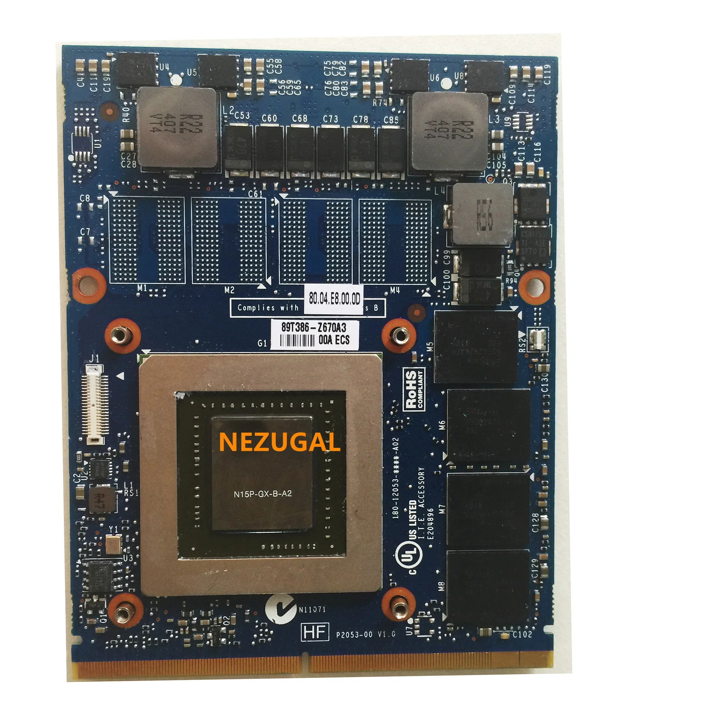 GTX860M GTX 860M N15P-GX-B-A2 DDR5 VGA Video Graphics Card For DELL M17X R4 R5 M18X r2 R3 CN-0J0M0K
GTX860M GTX 860M N15P-GX-B-A2 DDR5 VGA Video Graphics Card For DELL M17X R4 R5 M18X r2 R3 CN-0J0M0K