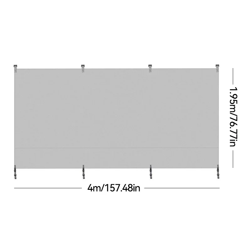 Caravan Privacy Screen Car Side Awning Rooftop Tent Sun Shelter Shade SUV Camping Canopy Outdoor Tents Accessories Kit 4x1.95M
Caravan Privacy Screen Car Side Awning Rooftop Tent Sun Shelter Shade SUV Camping Canopy Outdoor Tents Accessories Kit 4x1.95M