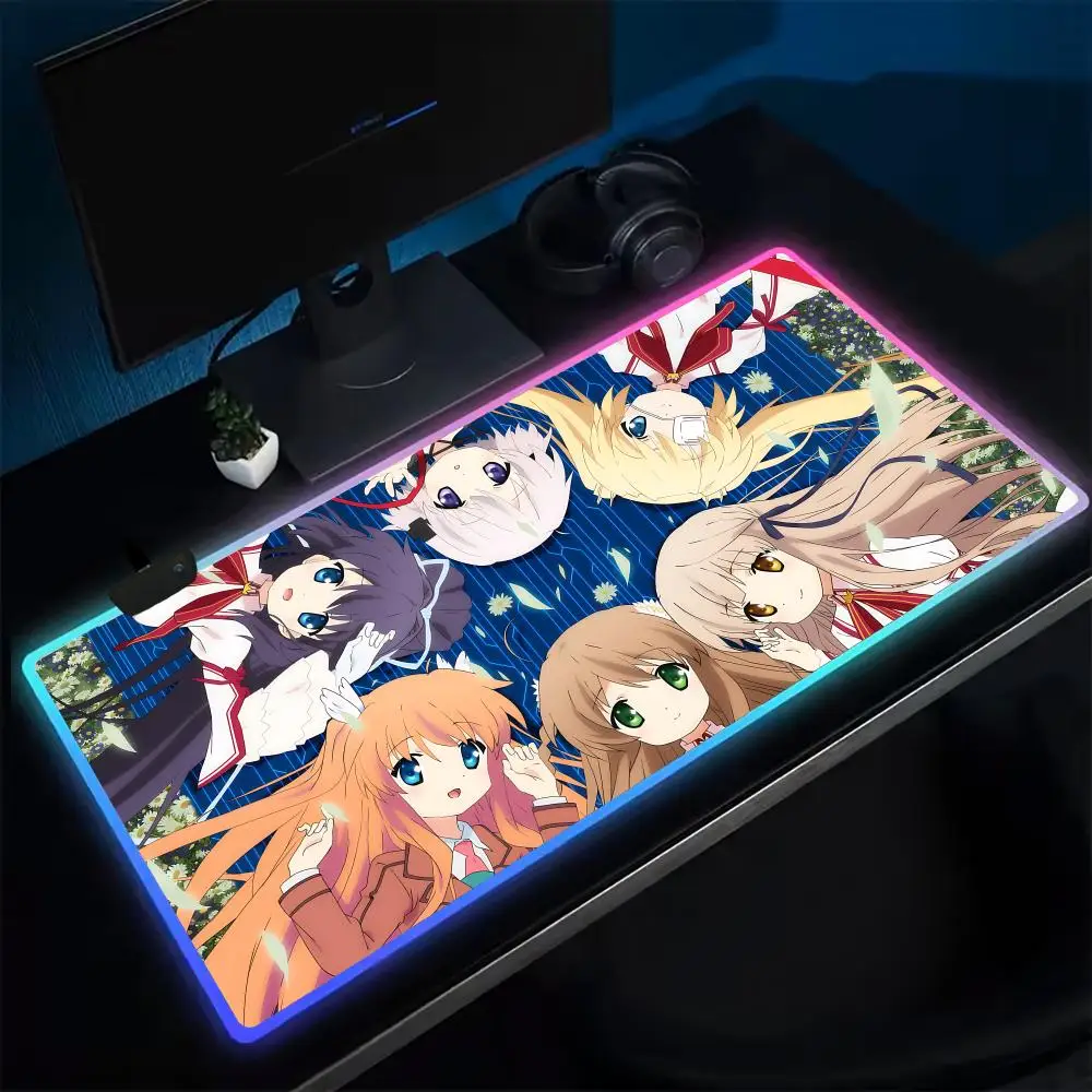 Милый коврик для мыши R-Rewrite, игровой коврик для мыши в стиле аниме, светодиодные настольные коврики с подсветкой, резиновый настольный коврик XXL, коврик для мыши RGB, настольные коврики
Милый коврик для мыши R-Rewrite, игровой коврик для мыши в стиле аниме, светодиодные настольные коврики с подсветкой, резиновый настольный коврик XXL, коврик для мыши RGB, настольные коврики