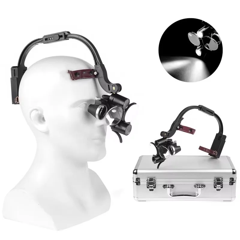 2.5X 3.5X Custm Portable Dentl Surgicl Ergonomic Loupes Headlamp Medical Loupes Magnifier 5W 6x Denal Loupes
2.5X 3.5X Custm Portable Dentl Surgicl Ergonomic Loupes Headlamp Medical Loupes Magnifier 5W 6x Denal Loupes