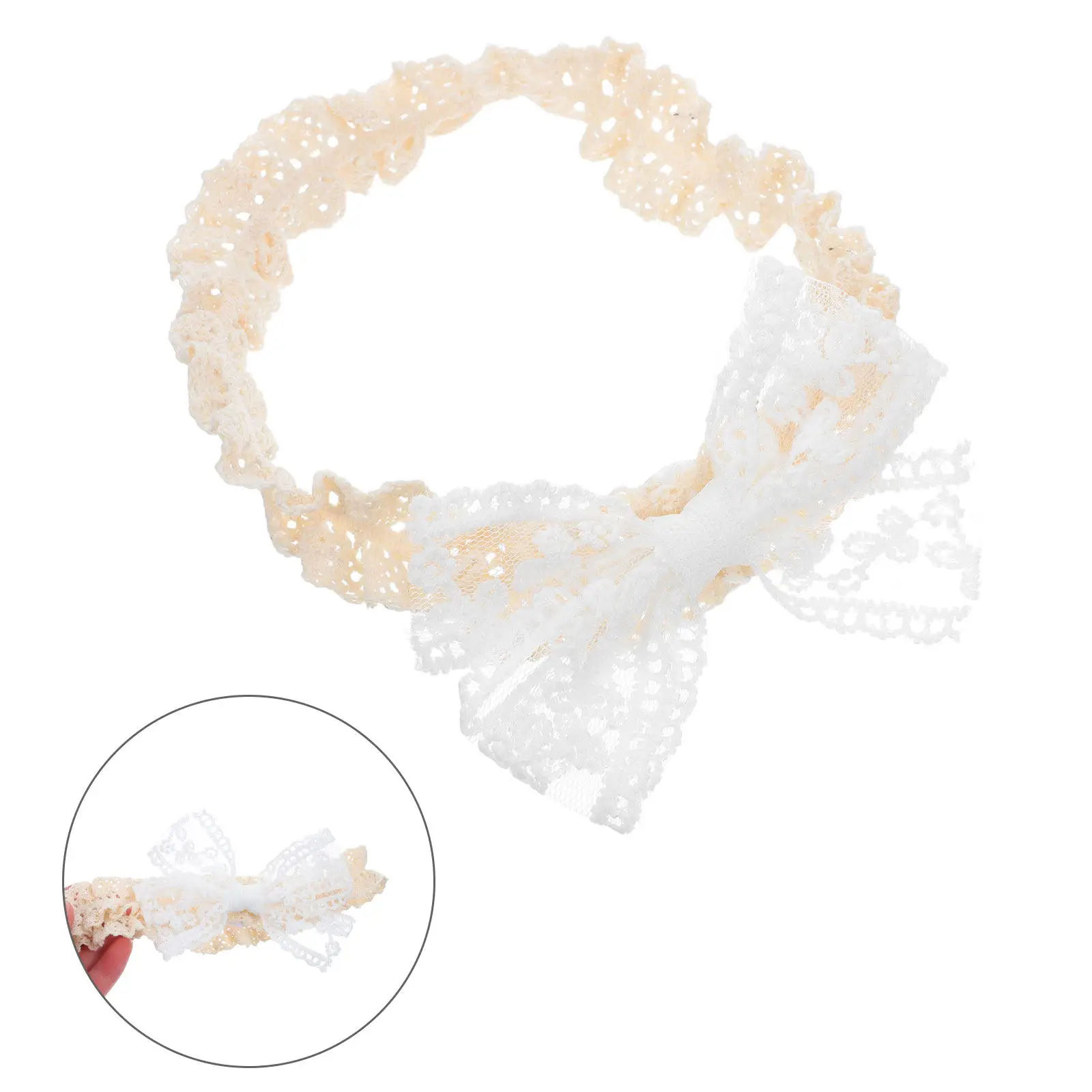 Soft Lace Bow Headband for Baby Girls Newborn Toddler Elastic Floral Hairband Cute Knot Design Comfortable Daily Party
Soft Lace Bow Headband for Baby Girls Newborn Toddler Elastic Floral Hairband Cute Knot Design Comfortable Daily Party