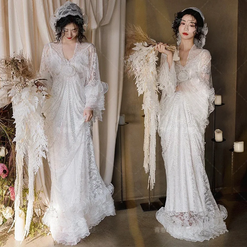 Retro Oil Painting Style Lace Dress Theme Photography Costume Personal Art Photo Session New 2024 Autumn Polyester Material
Retro Oil Painting Style Lace Dress Theme Photography Costume Personal Art Photo Session New 2024 Autumn Polyester Material