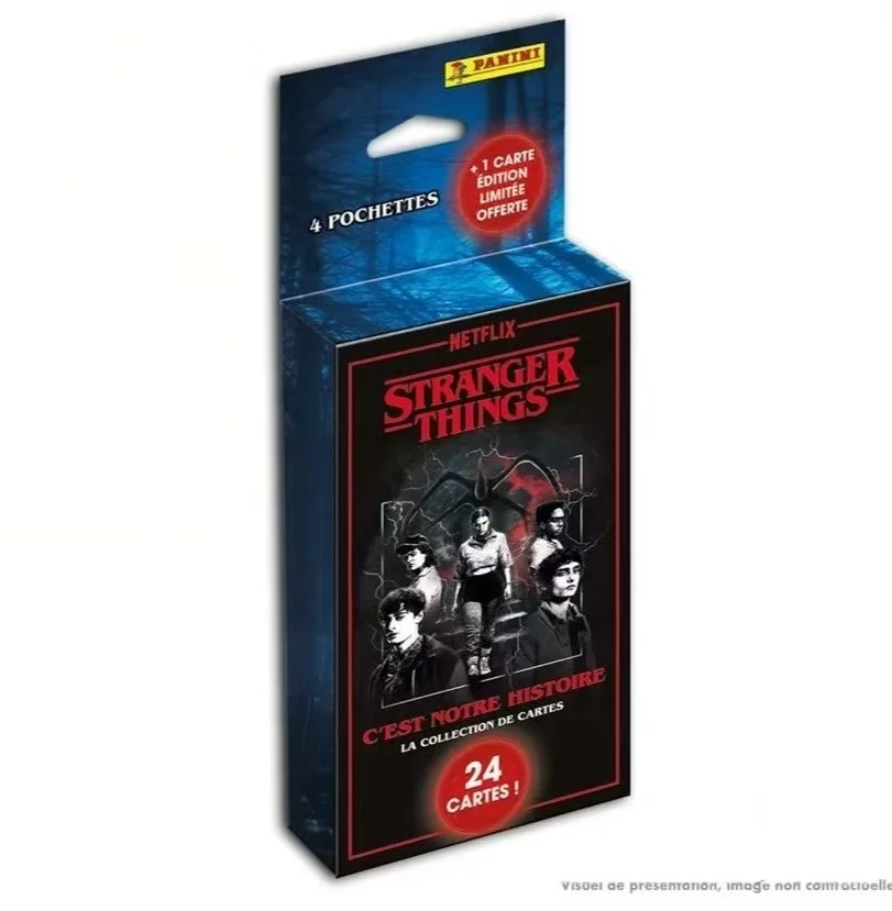 PANINI Stranger Things Series Will Byers Eleven Character Peripheral Collection Cards Stickers Hanging Box Toys Holiday Gifts
PANINI Stranger Things Series Will Byers Eleven Character Peripheral Collection Cards Stickers Hanging Box Toys Holiday Gifts