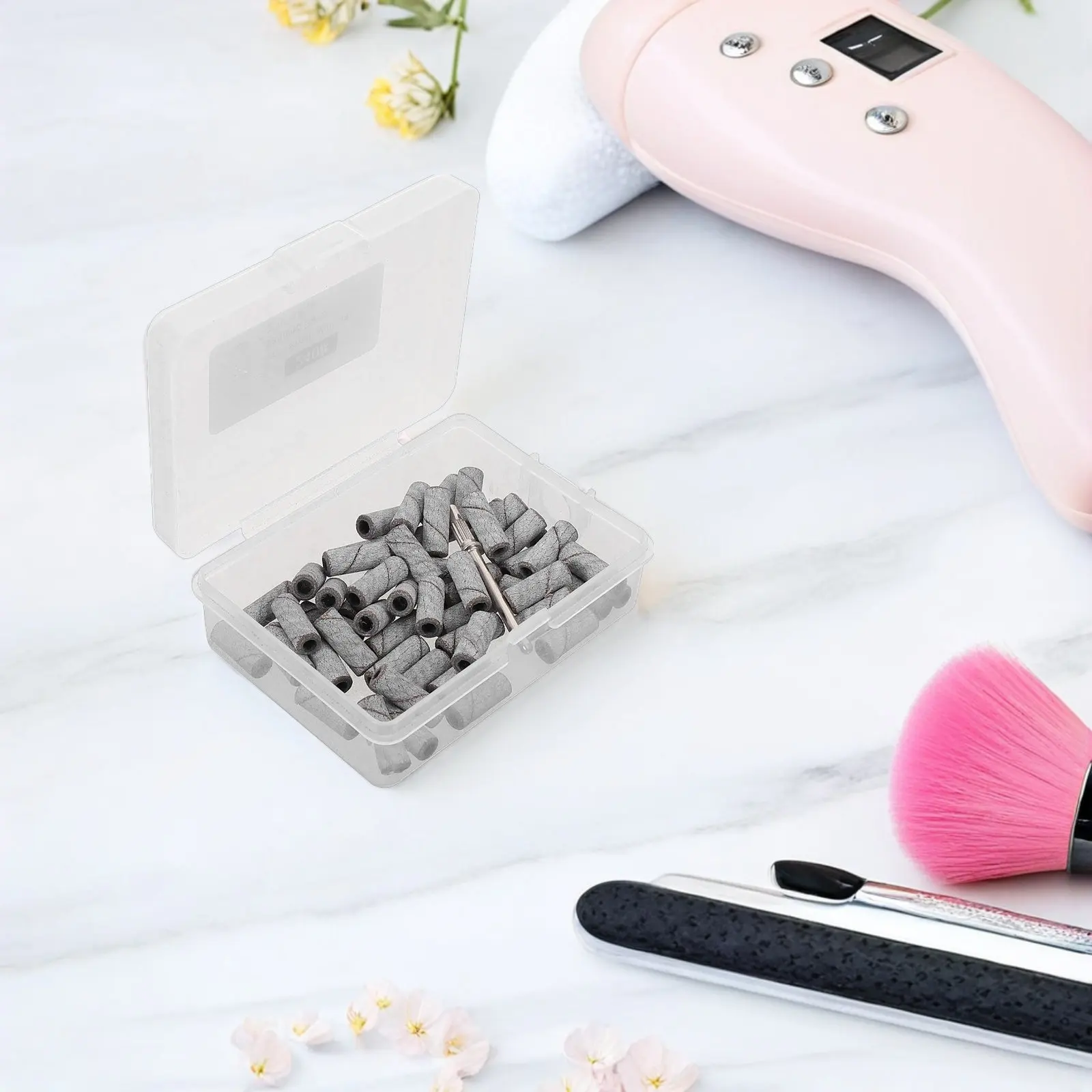 1Set Ergonomic Nail Drill Sanding Bands Set Precision Bearings Wear-Resistant Grit File for Natural Artificial Nails Manicure
1Set Ergonomic Nail Drill Sanding Bands Set Precision Bearings Wear-Resistant Grit File for Natural Artificial Nails Manicure