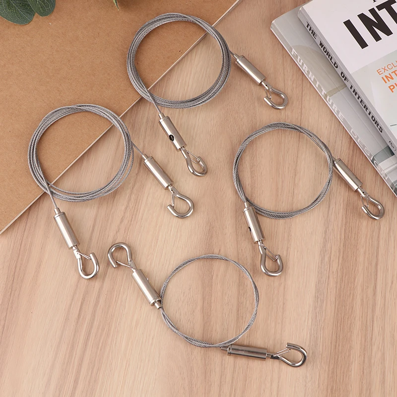 Adjustable Automatic Wire Rope With Double-headed Spring Hook Clothesline Picture Hanging Suspension Code Stainless Steel Cable
Adjustable Automatic Wire Rope With Double-headed Spring Hook Clothesline Picture Hanging Suspension Code Stainless Steel Cable