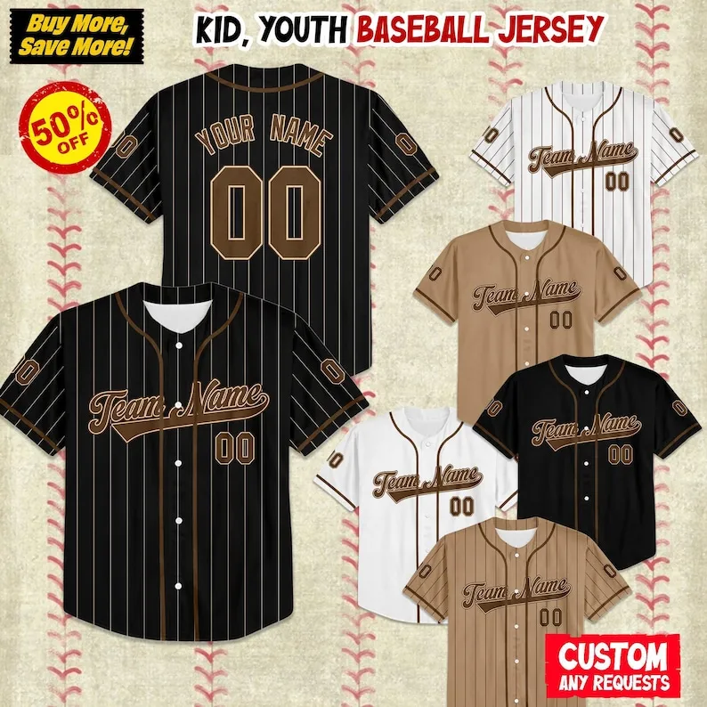 Custom Brown Baseball Jersey Custom Summer 2025 Jersey, Wedding Jerseys, Baseball Shirt for Fans of All Ages Vintage Jersey
Custom Brown Baseball Jersey Custom Summer 2025 Jersey, Wedding Jerseys, Baseball Shirt for Fans of All Ages Vintage Jersey