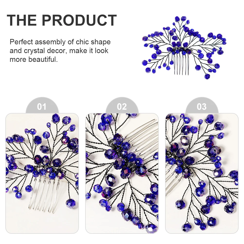 Hair Comb Crystal Rhinestone Bridal Wedding Bridesmaid Prom European Fashion Women Durable Elegant Stylish
Hair Comb Crystal Rhinestone Bridal Wedding Bridesmaid Prom European Fashion Women Durable Elegant Stylish