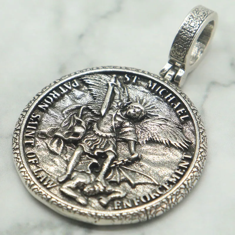 Buy 3 Get 1 Free Stainless steel Archangel Michael Patron Saint of Law Enforcement amulet pendant is a sacred link to vocational
Buy 3 Get 1 Free Stainless steel Archangel Michael Patron Saint of Law Enforcement amulet pendant is a sacred link to vocational
