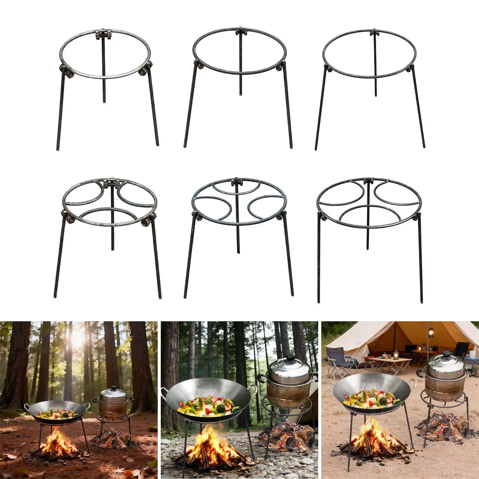 Складная подставка-тренога для костра, портативная опора для походного гриля и кастрюль, для барбекю на природе и кемпинга
Складная подставка-тренога для костра, портативная опора для походного гриля и кастрюль, для барбекю на природе и кемпинга