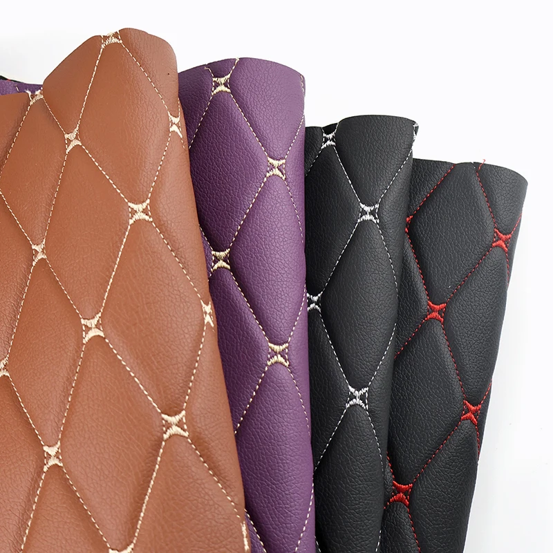 45/90x160cm Quilted PU Leather Fabric Car Interior Seat Cushion Mat Embroidered Plaid Sponge Padding DIY Sewing Material
45/90x160cm Quilted PU Leather Fabric Car Interior Seat Cushion Mat Embroidered Plaid Sponge Padding DIY Sewing Material