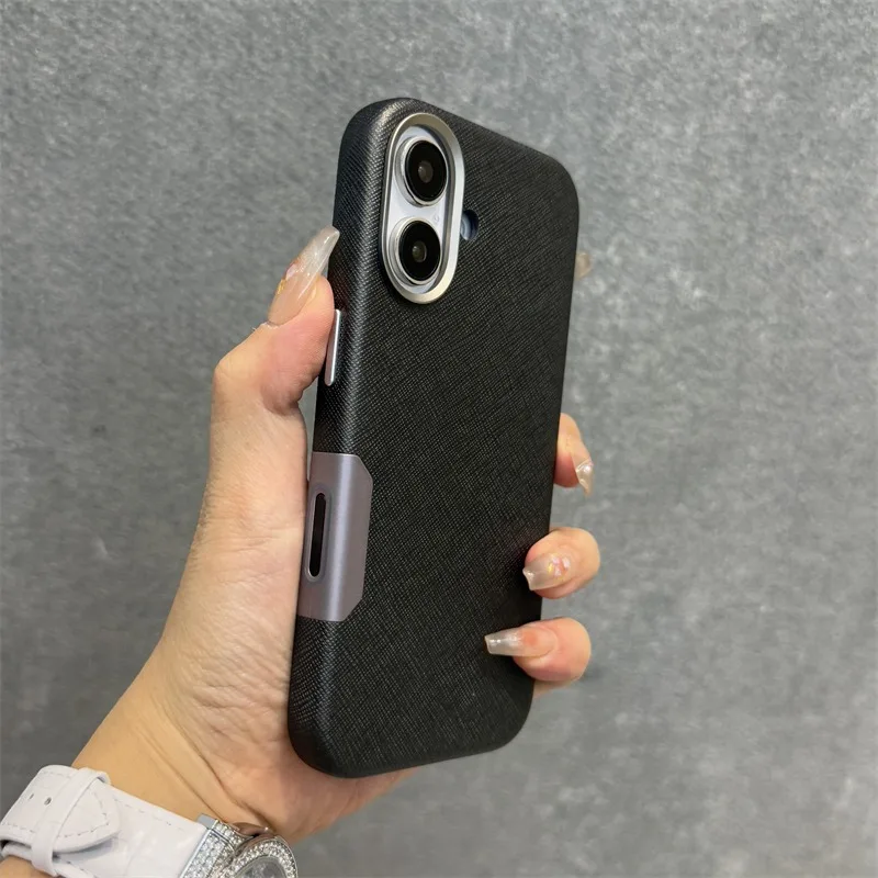 HOCE Business PU Leather Magnetic For Magsafe Case For iPhone 16 Pro Max 16 Pro With Camera Control Button Hard Back Cover
HOCE Business PU Leather Magnetic For Magsafe Case For iPhone 16 Pro Max 16 Pro With Camera Control Button Hard Back Cover