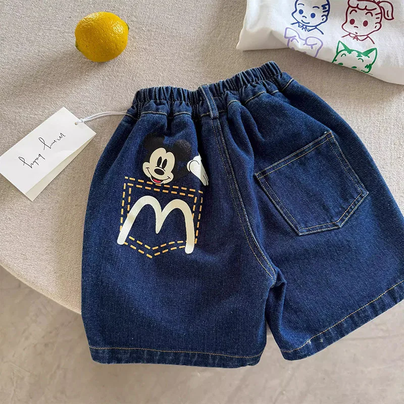 Mickey Mouse Short Jeans For Kids New Summer Baby Boy Girls Cartoon Print Loose Casual Denim Shorts Children Clothing FifthPants
Mickey Mouse Short Jeans For Kids New Summer Baby Boy Girls Cartoon Print Loose Casual Denim Shorts Children Clothing FifthPants