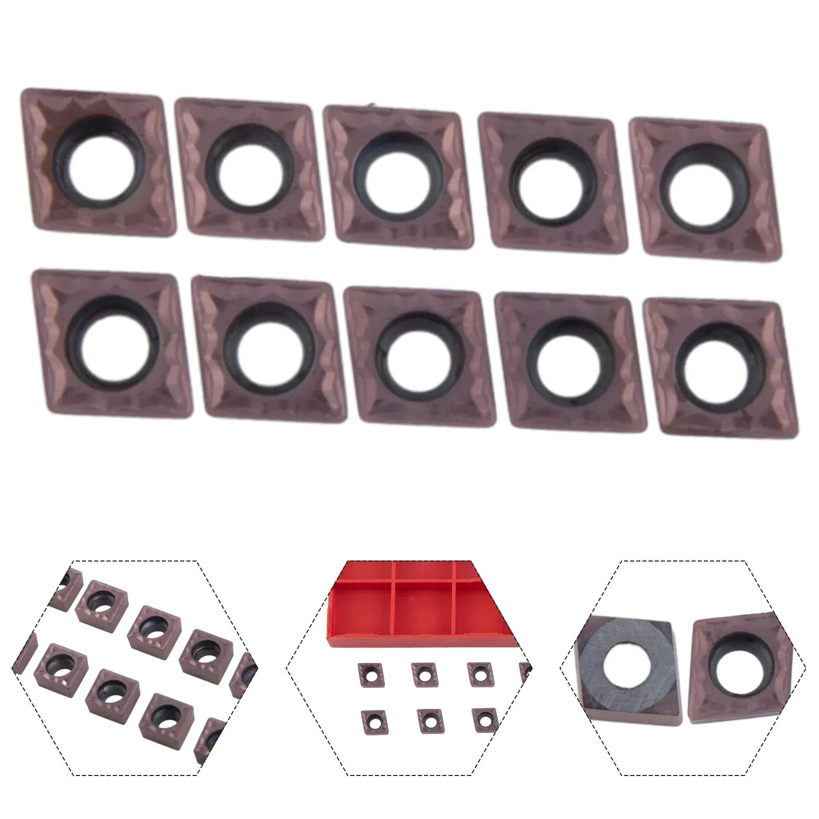 Blades CCMT060204 Carbide Inserts Cutting For Stainless Steel Lathe Machining UE6020 US735 VP15TF Workshop 10 Pcs
Blades CCMT060204 Carbide Inserts Cutting For Stainless Steel Lathe Machining UE6020 US735 VP15TF Workshop 10 Pcs