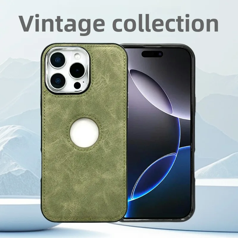 Роскошный кожаный противоударный защитный чехол с отверстием для логотипа для iPhone 16, 15, 14, 13, 11, Pro Max 16 E, деловой чехол
Роскошный кожаный противоударный защитный чехол с отверстием для логотипа для iPhone 16, 15, 14, 13, 11, Pro Max 16 E, деловой чехол