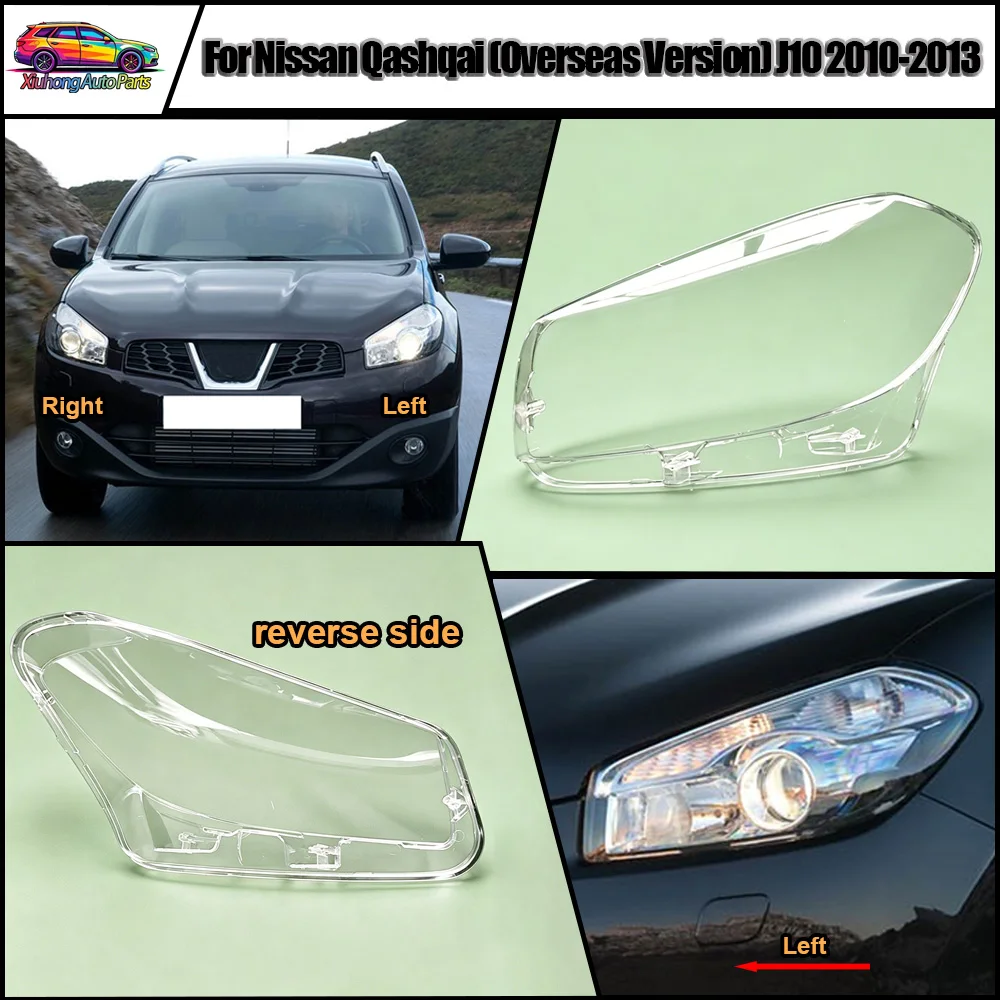 Headlamps Plastic Cover Lampshade For 2010 2011-2013 Nissan Qashqai (Overseas Version) J10 Headlight Shade Headlamp Shell
Headlamps Plastic Cover Lampshade For 2010 2011-2013 Nissan Qashqai (Overseas Version) J10 Headlight Shade Headlamp Shell