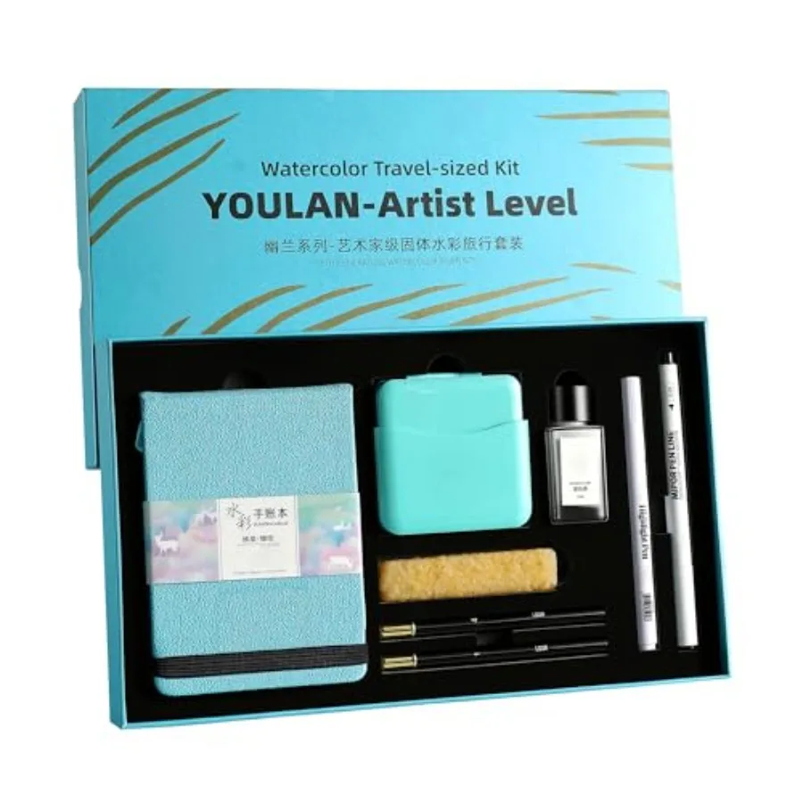 12 Colors Travel Watercolor Paint Set All In One Artist Watercolor Paint Kit Professional Watercolor Half Pan with Watercolor J
12 Colors Travel Watercolor Paint Set All In One Artist Watercolor Paint Kit Professional Watercolor Half Pan with Watercolor J