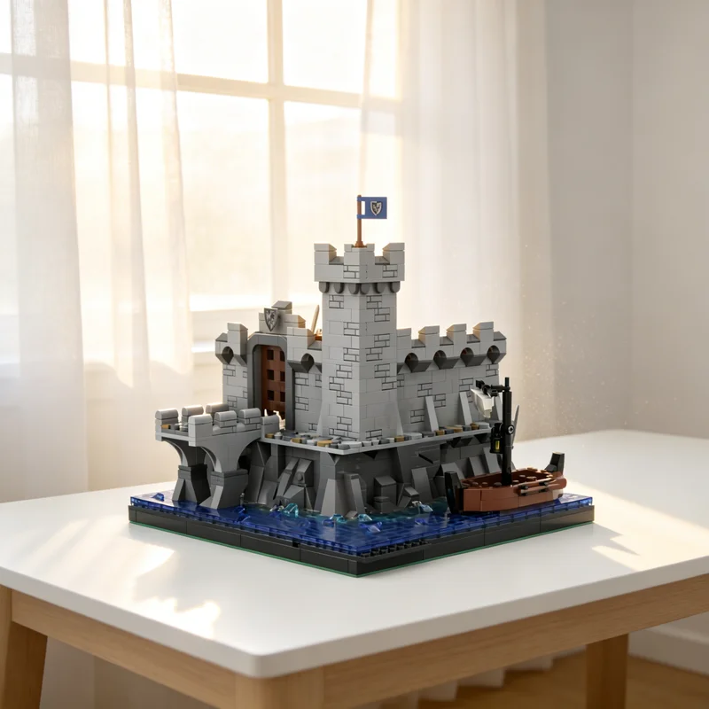 1501 деталь MOC: Замок-крепость Ironreach Black Falcons – Конструктор для взрослых, креативный подарок, декор для демонстрации, премиум-класс
1501 деталь MOC: Замок-крепость Ironreach Black Falcons – Конструктор для взрослых, креативный подарок, декор для демонстрации, премиум-класс