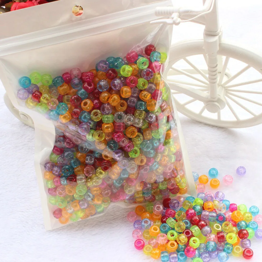 500Pcs Mixed Color Glitter Beads Smooth Hole Plastic Beads for DIY Craft Jewelry Making Handmade Decoration Educational Activity
500Pcs Mixed Color Glitter Beads Smooth Hole Plastic Beads for DIY Craft Jewelry Making Handmade Decoration Educational Activity