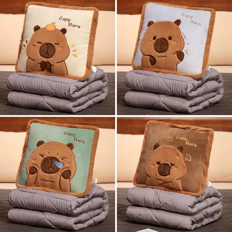 35/45cm Cartoon Capybara Plush Pillow Stuffed Plush Seat Cushion 2-in-1 Quilt Back Support Plushie Men Present
35/45cm Cartoon Capybara Plush Pillow Stuffed Plush Seat Cushion 2-in-1 Quilt Back Support Plushie Men Present