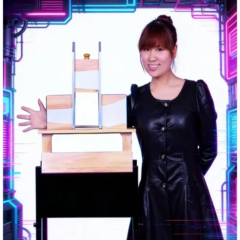 Tri-Section Box Illusion Magic Trick Magician Arm Cutting Restoration Stage Illusion Gimmick Props Magie Professionnelle Magica
Tri-Section Box Illusion Magic Trick Magician Arm Cutting Restoration Stage Illusion Gimmick Props Magie Professionnelle Magica