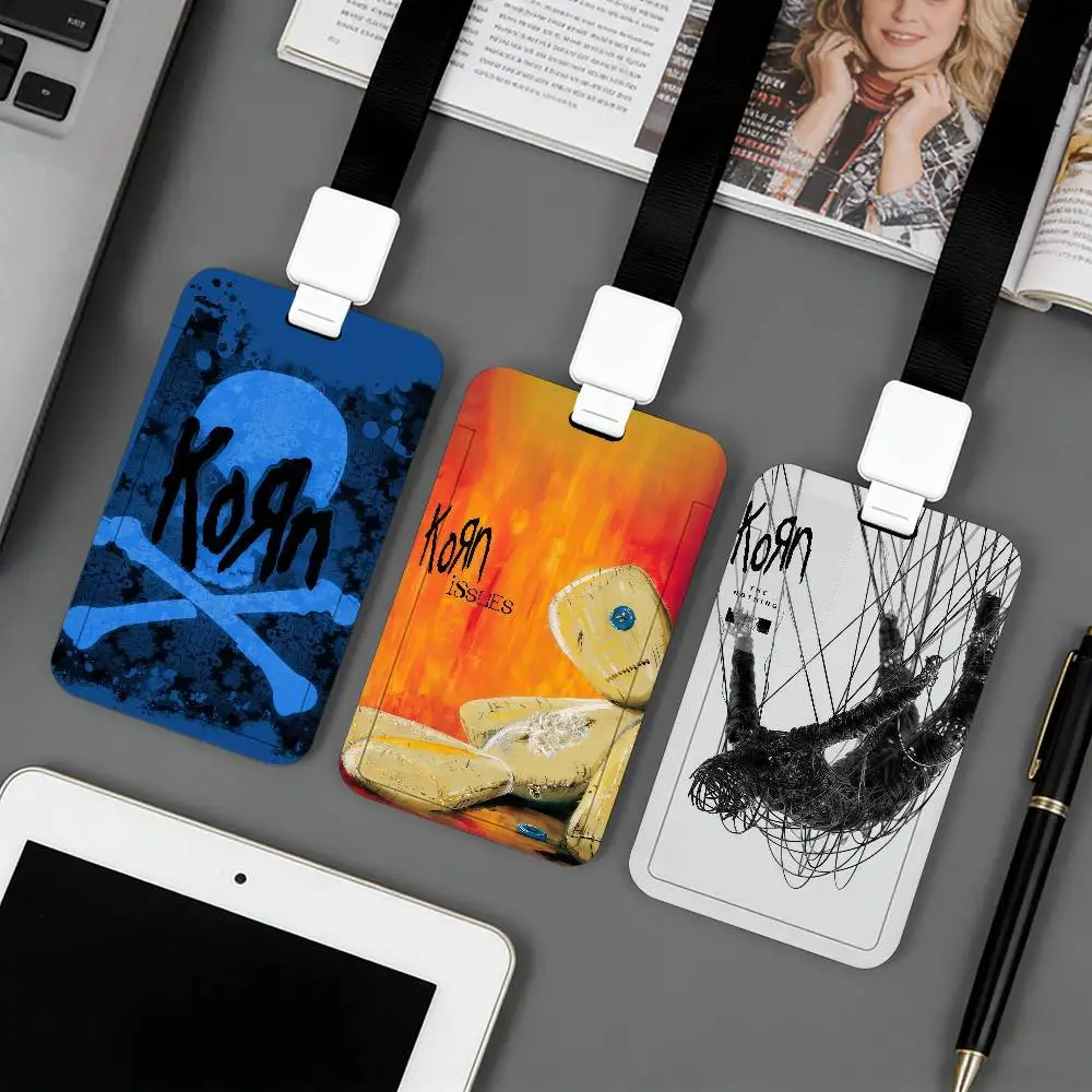 Cool K-Korn Hot Metal Rock Band Card Holder Applicable To ID Cards Bank Cards Public Transport Cards And Work Card
Cool K-Korn Hot Metal Rock Band Card Holder Applicable To ID Cards Bank Cards Public Transport Cards And Work Card