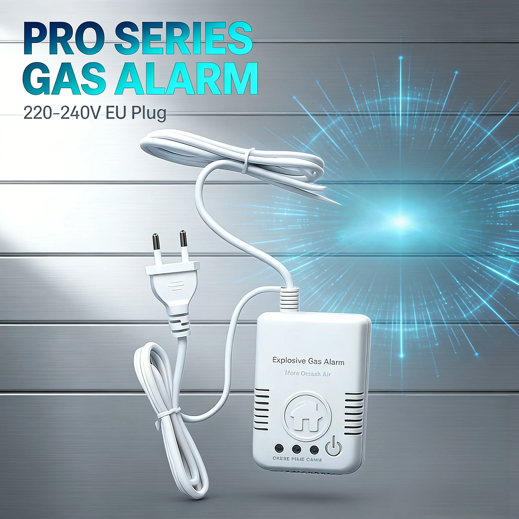 Natural Gas LPG Methane Gas Leak Alarm 100 250V EU US Plug 85dB 7% LEL Semiconductor Sensor
Natural Gas LPG Methane Gas Leak Alarm 100 250V EU US Plug 85dB 7% LEL Semiconductor Sensor