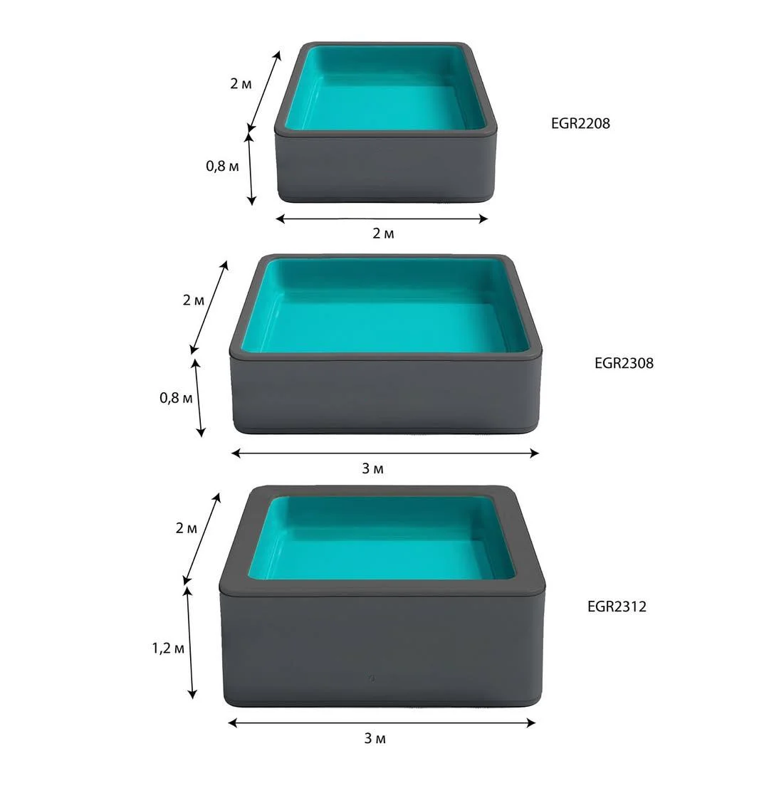 Large Rectangular Inflatable Swimming Pool for Family - Thickened PVC Outdoor Backyard Blow up Pool for & Adults
Large Rectangular Inflatable Swimming Pool for Family - Thickened PVC Outdoor Backyard Blow up Pool for & Adults