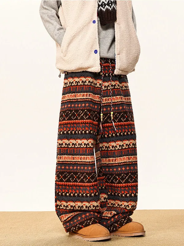 Tangz Studio Thiened Fair Isle Cotton Pants Men Women Winter American Trendy Brand Ethnic Sle plus Size Long Trousers
Tangz Studio Thiened Fair Isle Cotton Pants Men Women Winter American Trendy Brand Ethnic Sle plus Size Long Trousers