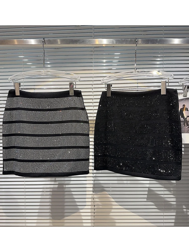 HIGH STREET Newest Autumn Winter Designer Runway Skirts Fashion Women's Diamonds Beaded Mini Skirt
HIGH STREET Newest Autumn Winter Designer Runway Skirts Fashion Women's Diamonds Beaded Mini Skirt