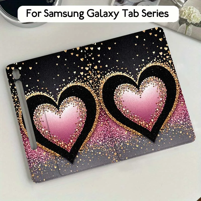 Sparkling Love Heart Flower For Samsung Galaxy Tab S9 S10 S6 S7 S8 FE Plus Lite Inch Foldable Cover Tablet Case
Sparkling Love Heart Flower For Samsung Galaxy Tab S9 S10 S6 S7 S8 FE Plus Lite Inch Foldable Cover Tablet Case