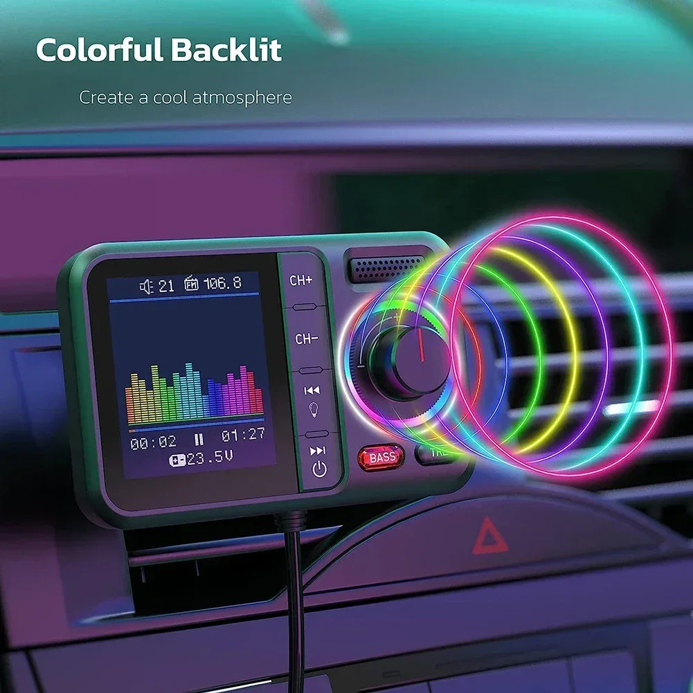 Hands-free Car MP3 Player Dual USB Fast Charging Car Audio Driving Experience Fast Charging Technology LED Backlighting Modes
Hands-free Car MP3 Player Dual USB Fast Charging Car Audio Driving Experience Fast Charging Technology LED Backlighting Modes