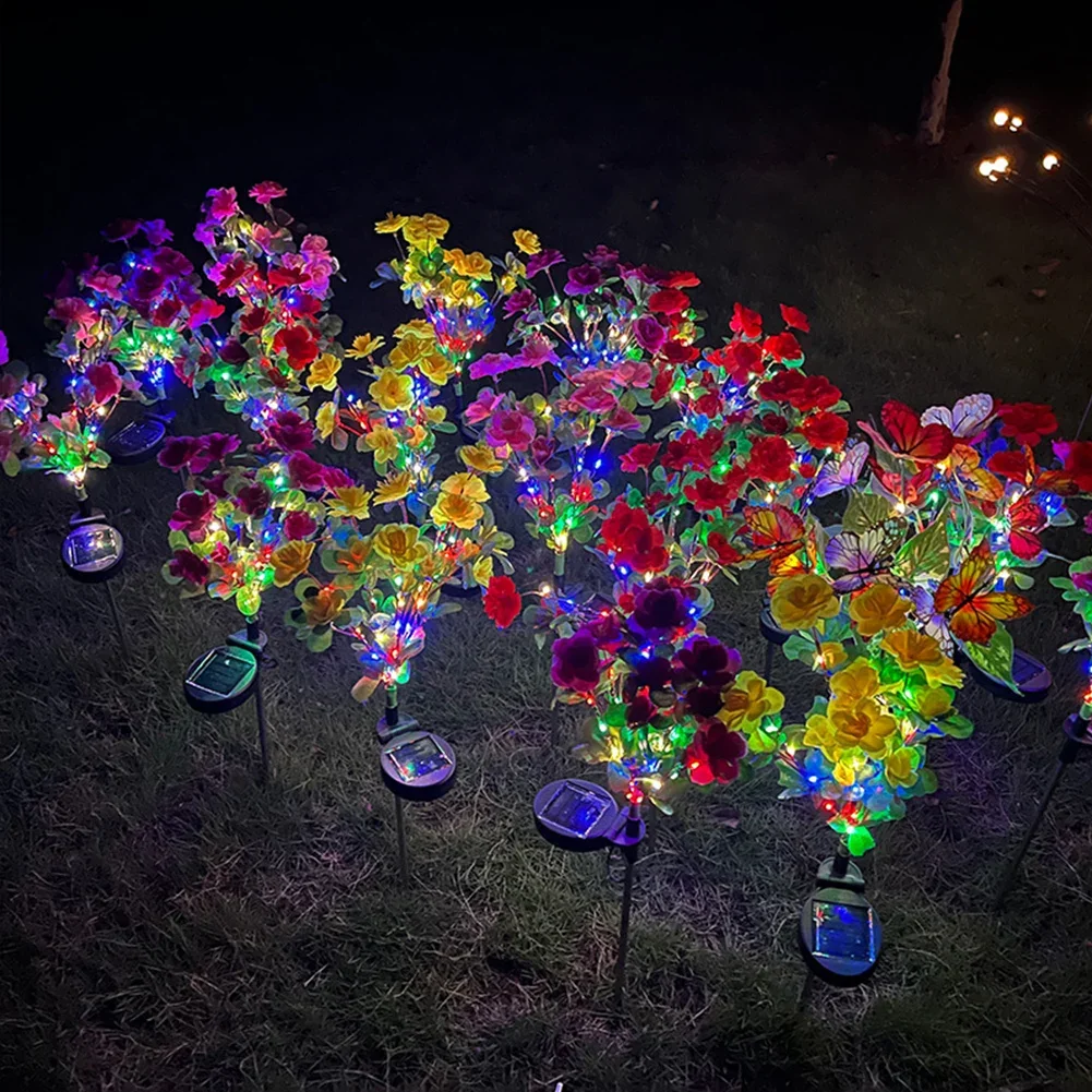 2Pcs Solar Flower Lights Garden Lawn Lamps 42 Color LED Light Bulbs 2V 300mAh Waterproof Outdoor Lighting Festive Party Supplies
2Pcs Solar Flower Lights Garden Lawn Lamps 42 Color LED Light Bulbs 2V 300mAh Waterproof Outdoor Lighting Festive Party Supplies