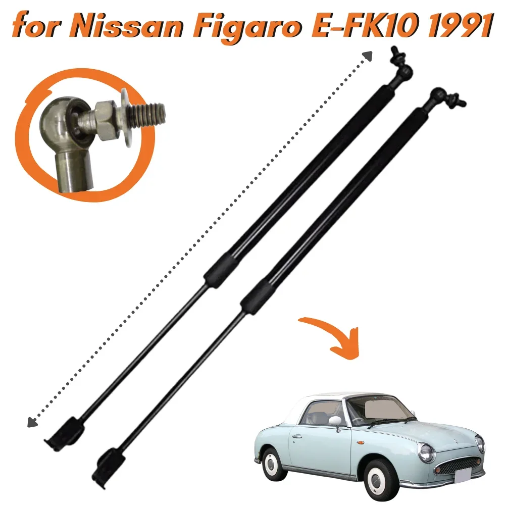 Qty(2) Trunk Struts for Nissan Figaro (E-FK10) Convertible 1991-1992 Rear Tailgate Boot Gas Springs Shock Absorber Lift Support
Qty(2) Trunk Struts for Nissan Figaro (E-FK10) Convertible 1991-1992 Rear Tailgate Boot Gas Springs Shock Absorber Lift Support
