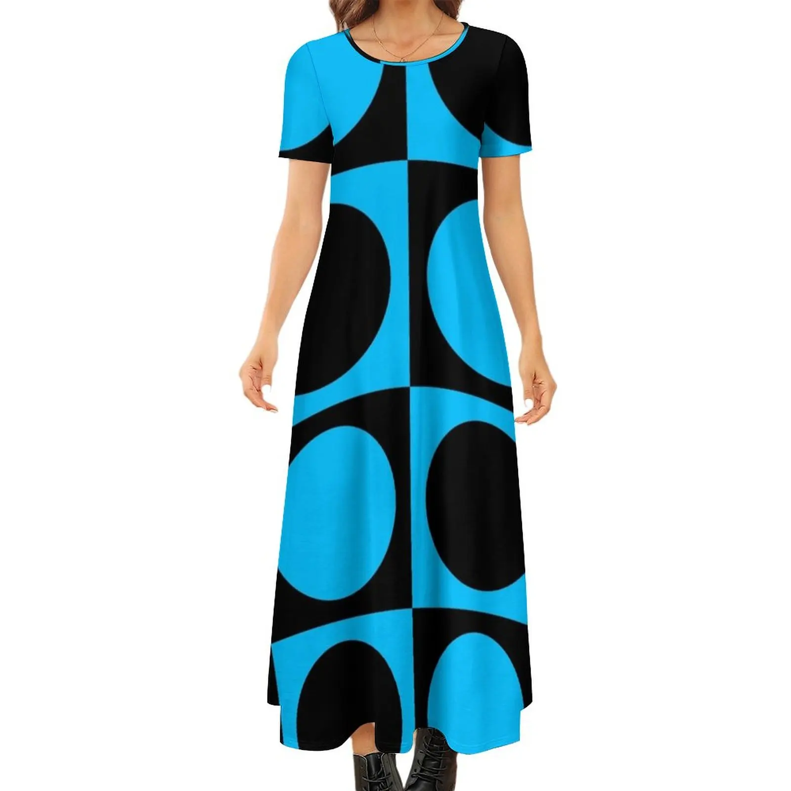 60s Blue Circle Mod Mondrian Round Neck Short Sleeve Dress Beachwear elegant dresses for women summer dresses women 2024
60s Blue Circle Mod Mondrian Round Neck Short Sleeve Dress Beachwear elegant dresses for women summer dresses women 2024