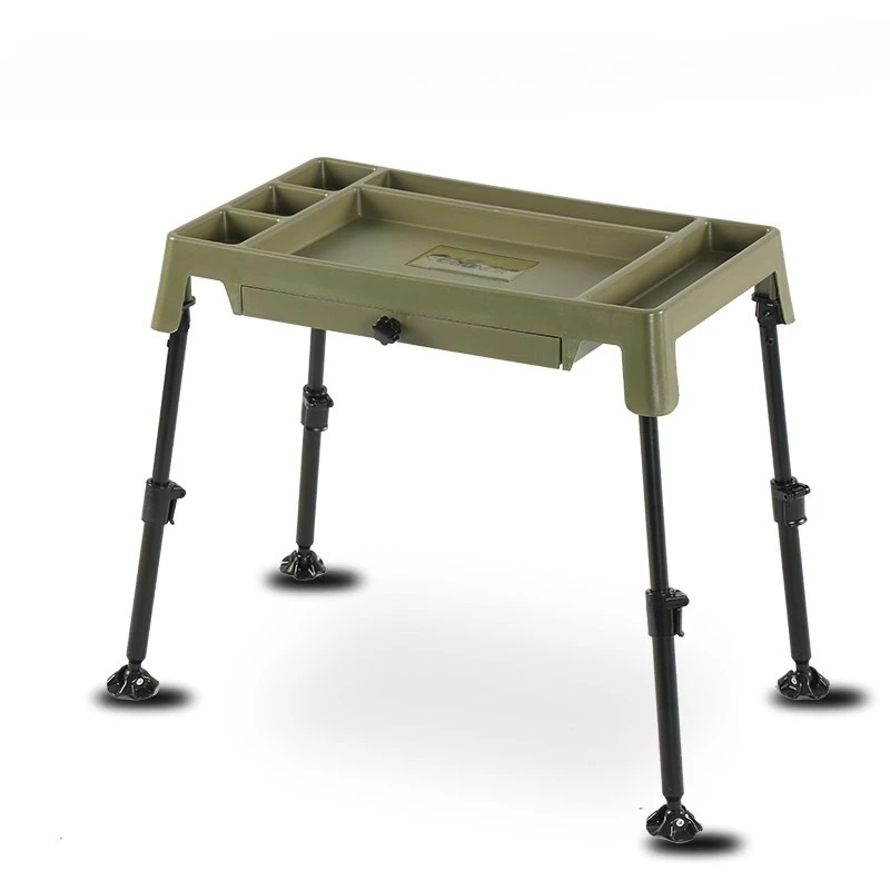 Foldable Fishing Camping Table Green Storage Table with Smalle Drawers Organizer Quick Fold Legs Angle Adjustable Outdoor Tables
Foldable Fishing Camping Table Green Storage Table with Smalle Drawers Organizer Quick Fold Legs Angle Adjustable Outdoor Tables