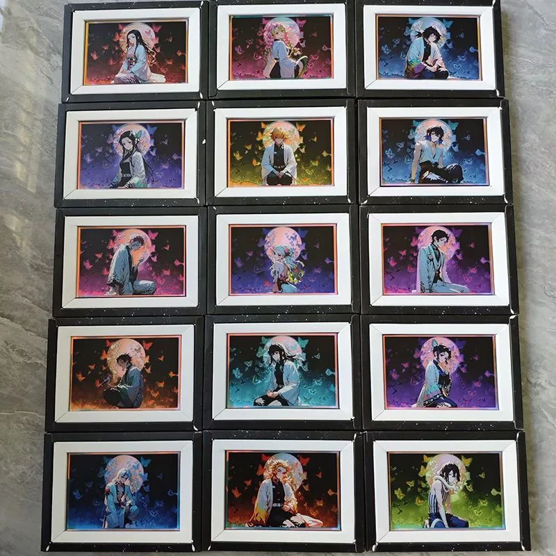Anime Demon Slayer Rengoku Kyoujurou Kochou Shinobu Kamado Nezuko Collection Cards Christmas Birthday Gifts Children's Toys
Anime Demon Slayer Rengoku Kyoujurou Kochou Shinobu Kamado Nezuko Collection Cards Christmas Birthday Gifts Children's Toys