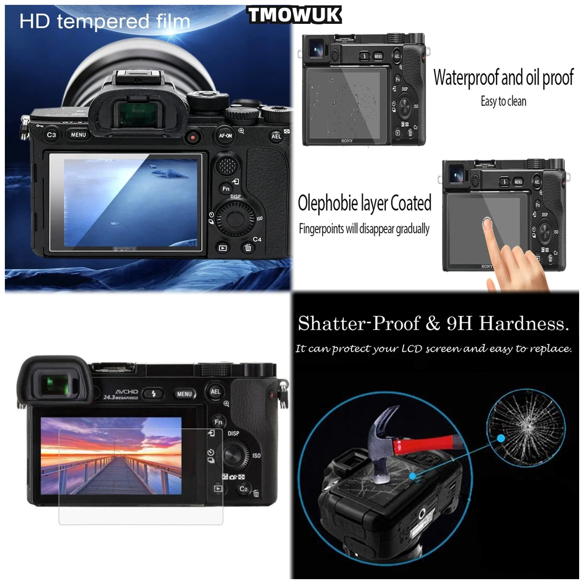 Anti-Glare Tempered Glass For Sony Alpha A6600 A6000 A6100 A6300 A6400 A5000 NEX-7/6/5/5N/5T/5R/3
Anti-Glare Tempered Glass For Sony Alpha A6600 A6000 A6100 A6300 A6400 A5000 NEX-7/6/5/5N/5T/5R/3