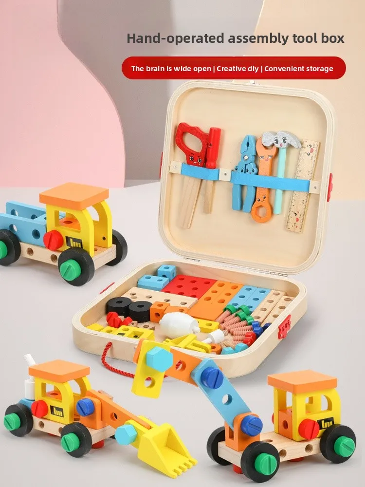 Eonal Wooden Tool Box Puzzle Toys for Children Screw Tightening nce Development Toy for Boys And Girls 3 to 6 ...
Eonal Wooden Tool Box Puzzle Toys for Children Screw Tightening nce Development Toy for Boys And Girls 3 to 6 ...