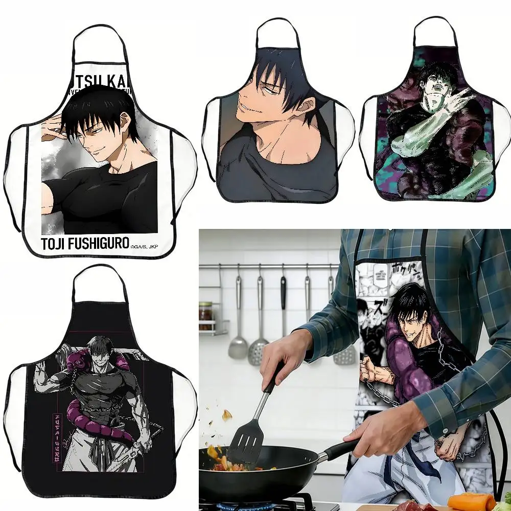 Kaisen Fushiguro Toji Anime Apron With Prints Durable And Comfortable Fun Chef Cooking Apron For Home Cleaning
Kaisen Fushiguro Toji Anime Apron With Prints Durable And Comfortable Fun Chef Cooking Apron For Home Cleaning